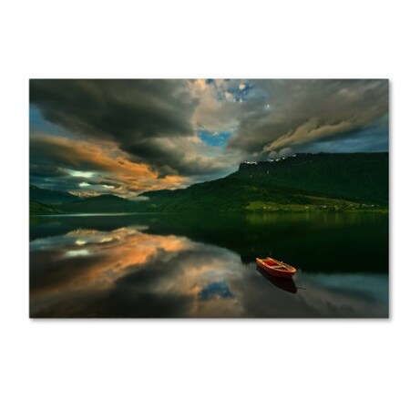 Trademark Fine Art Krzysztof Browko 'Boat ' Canvas Art, 12x19 1X03458-C1219GG
